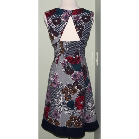 Anthropologie Maeve Fairchild Flared Dress L - Picture 4 of 6